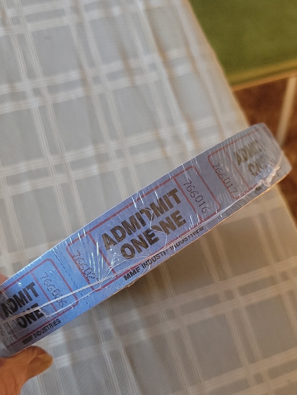 MMF Roll Of 2,000 Single Event Or Raffle Tickets - Blue